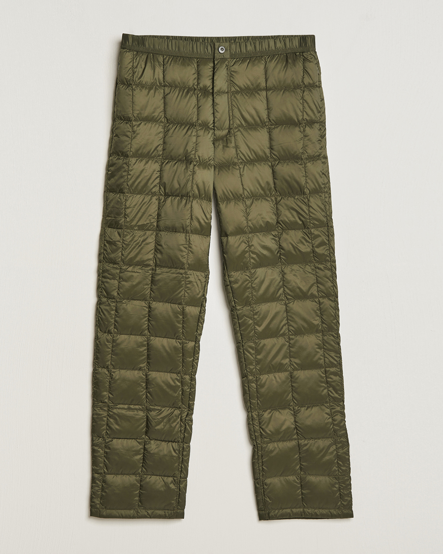 Hombres | Pantalones | TAION | Regular Straight Down Pants Dark Olive