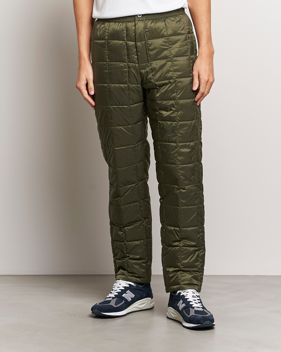 Hombres | Pantalones | TAION | Regular Straight Down Pants Dark Olive