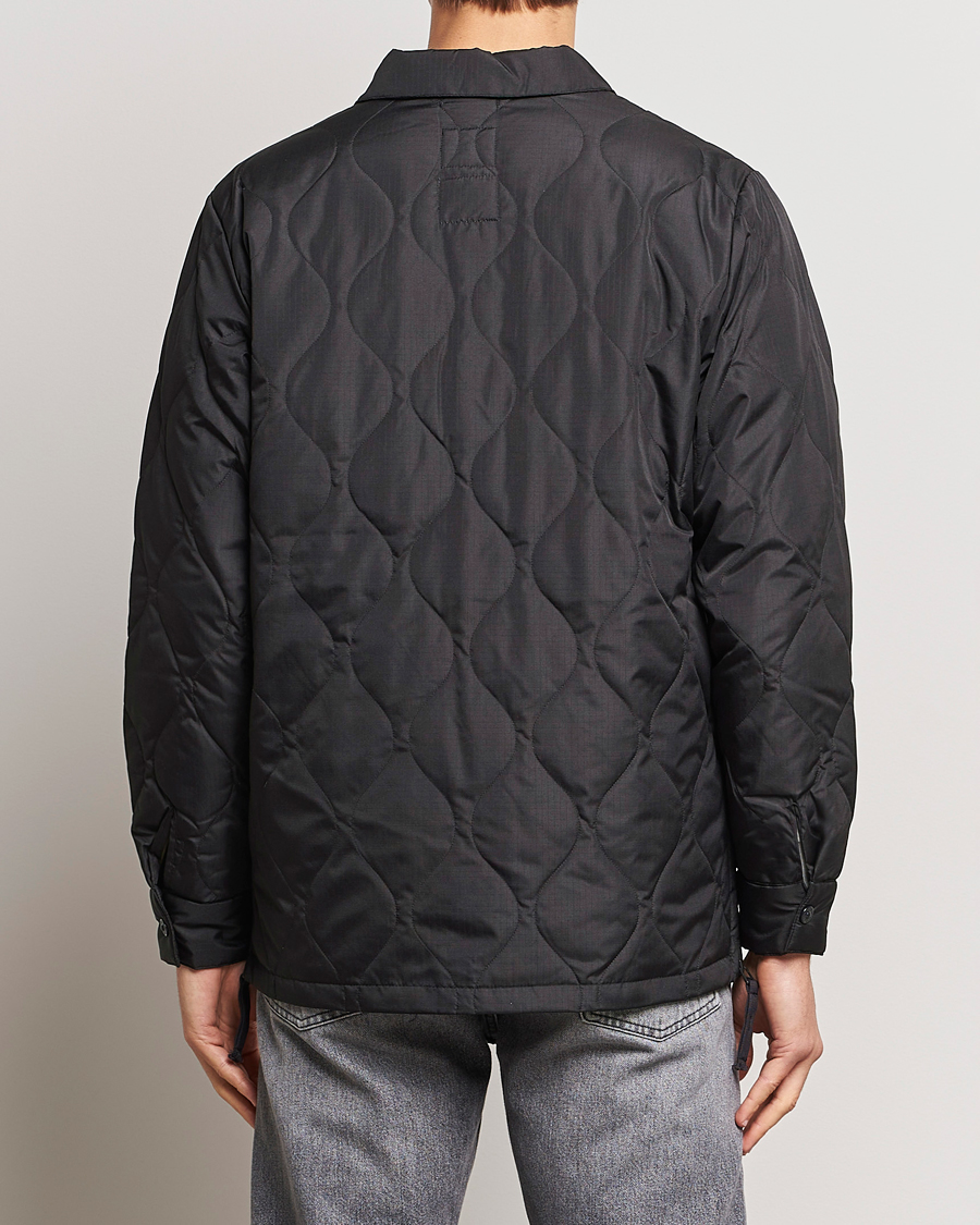 Hombres | Abrigos y chaquetas | TAION | Padded Military CPO Shirt Jacket Black