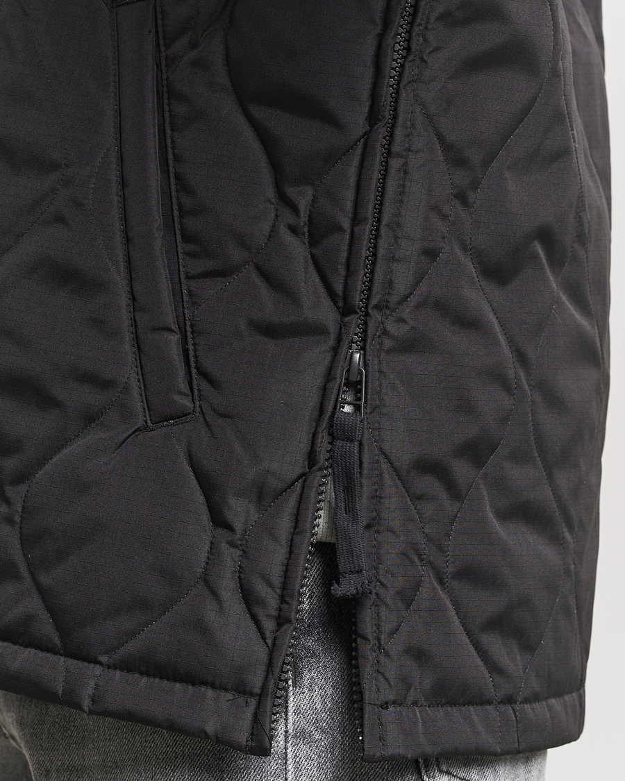 Hombres | Abrigos y chaquetas | TAION | Padded Military CPO Shirt Jacket Black