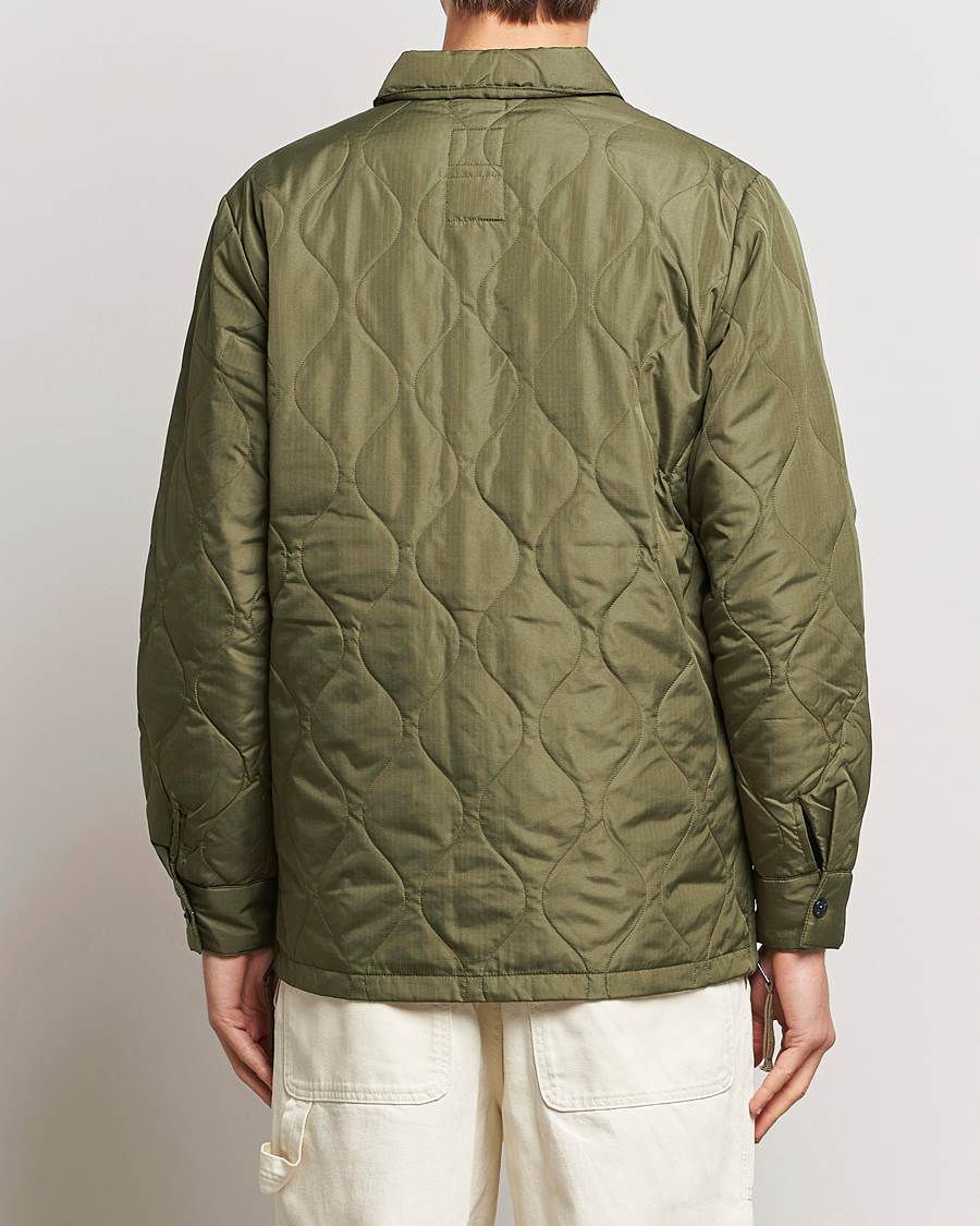 Hombres | Abrigos y chaquetas | TAION | Padded Military CPO Shirt Jacket Dark Olive