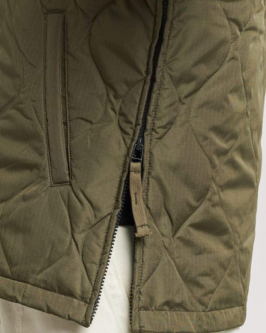 Hombres | Abrigos y chaquetas | TAION | Padded Military CPO Shirt Jacket Dark Olive