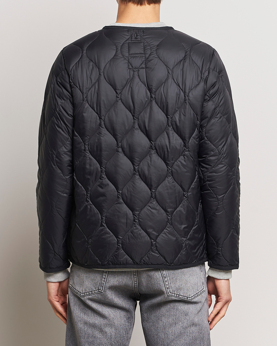 Hombres | Abrigos y chaquetas | TAION | Military Crew Neck Down Jacket Black
