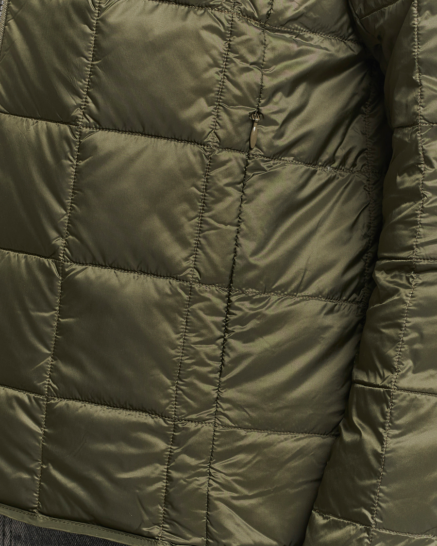 Hombres | Abrigos y chaquetas | TAION | Crew Neck W-Zip Down Jacket Dark Olive