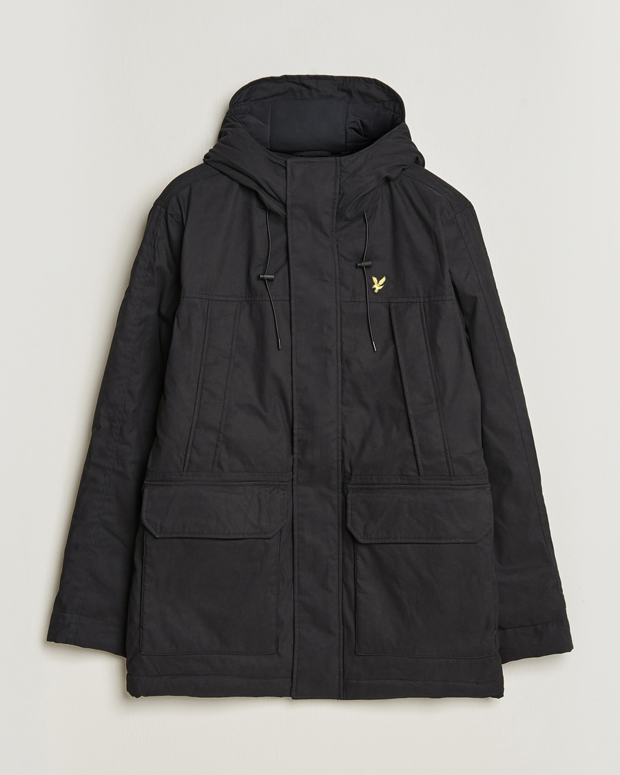 Hombres | Abrigos y chaquetas | Lyle & Scott | Micro Fleece Parka Jet Black
