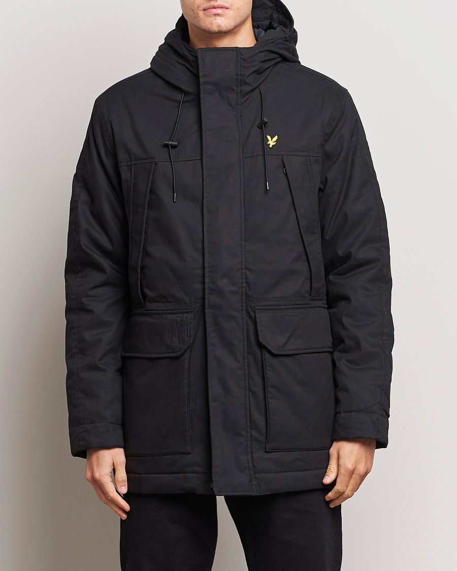 Hombres | Abrigos y chaquetas | Lyle & Scott | Micro Fleece Parka Jet Black