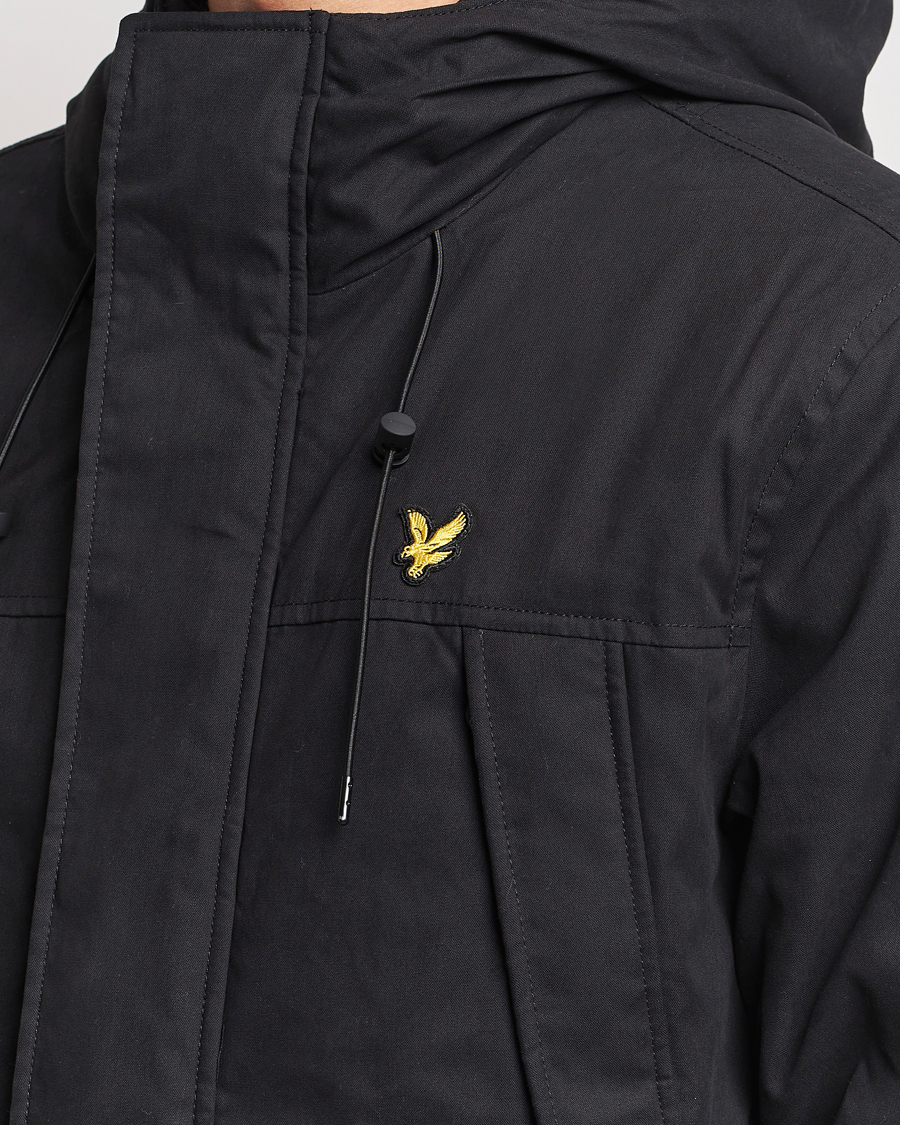 Hombres | Abrigos y chaquetas | Lyle & Scott | Micro Fleece Parka Jet Black