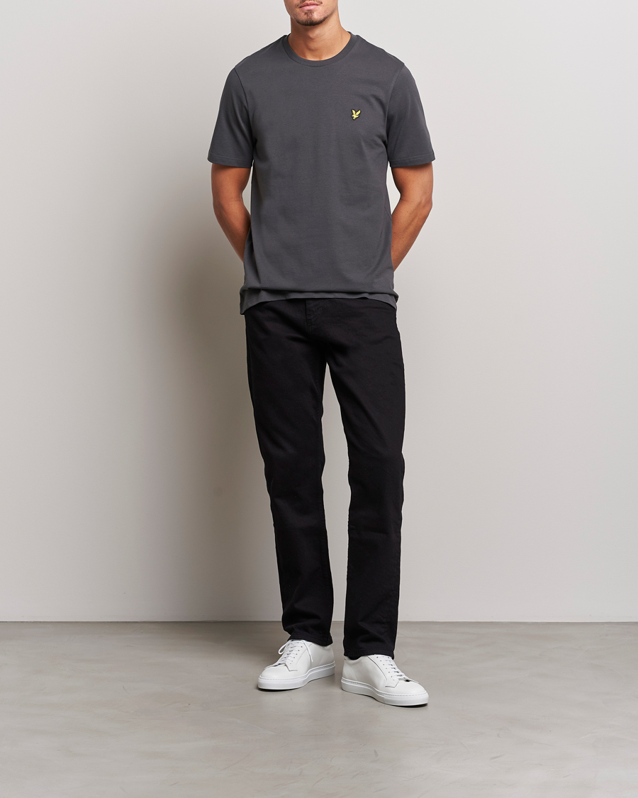 Hombres | Camisetas | Lyle & Scott | Cotton Crew Neck T-Shirt Gunmetal