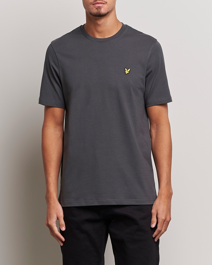 Hombres | Camisetas | Lyle & Scott | Cotton Crew Neck T-Shirt Gunmetal