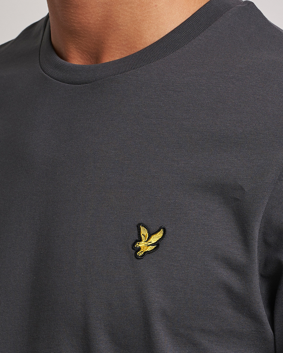 Hombres | Camisetas | Lyle & Scott | Cotton Crew Neck T-Shirt Gunmetal