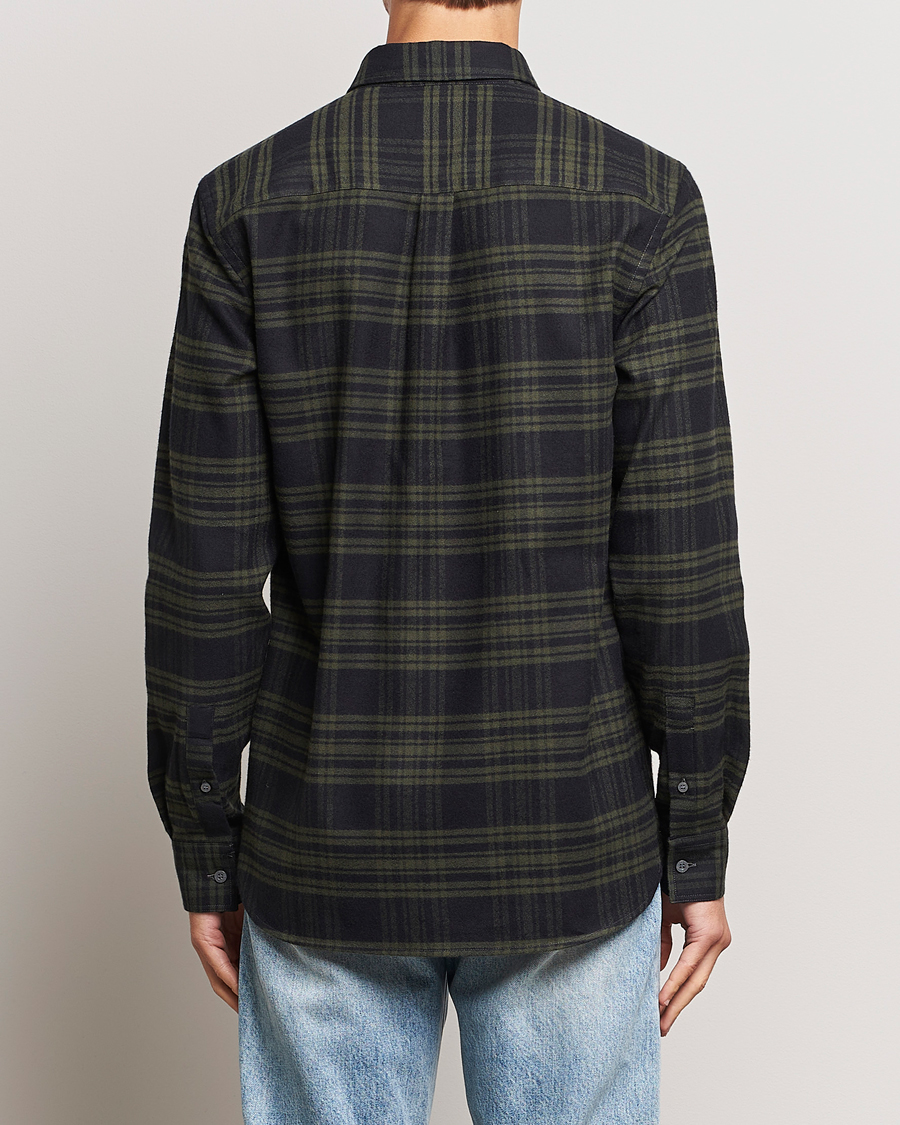 Hombres | Camisas | Lyle & Scott | Checked Flannel Button Down Shirt Mountain Moss