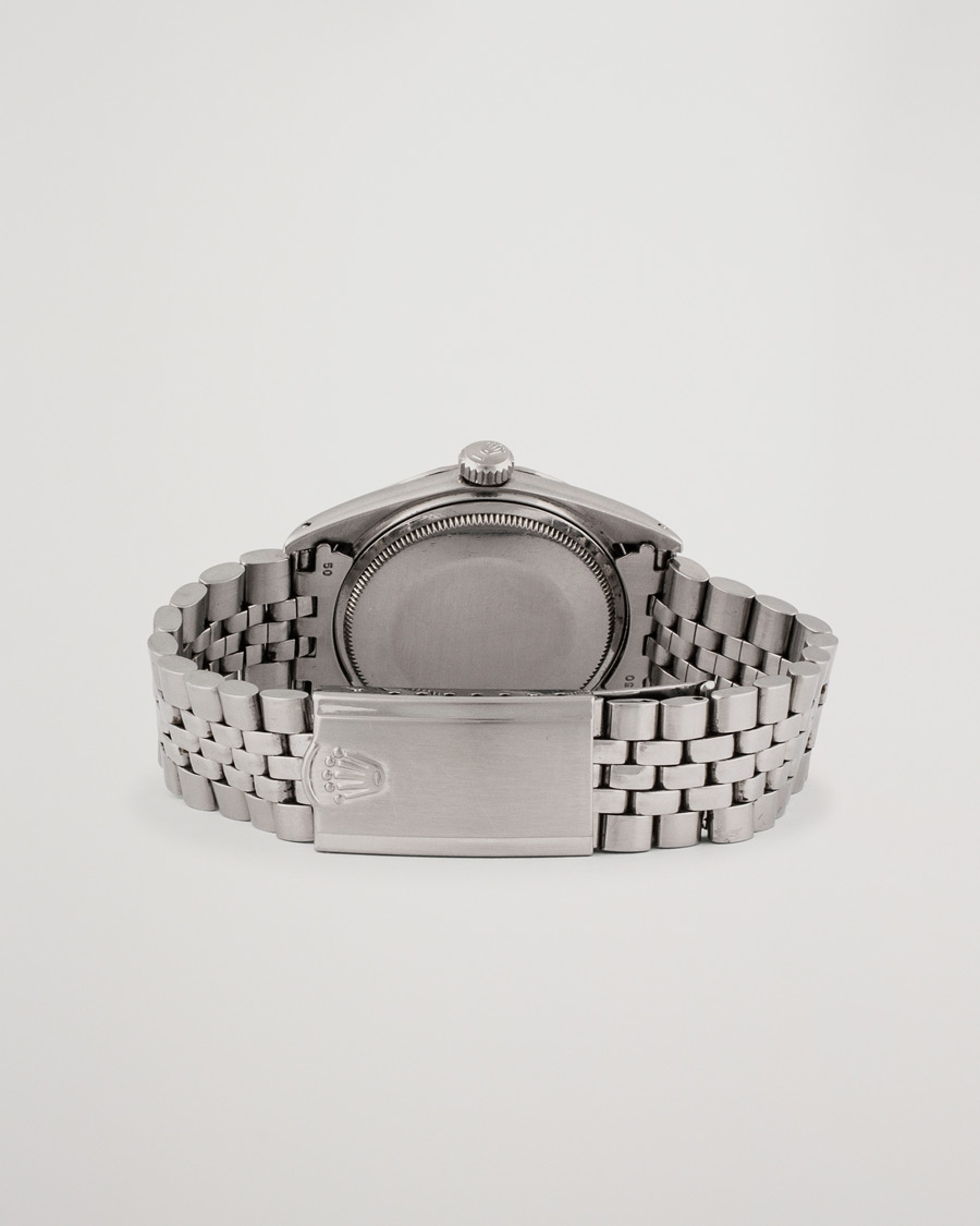 Hombres | Rolex Pre-Owned Datejust 1603 Oyster Perpetual Steel Black | Rolex Pre-Owned | Datejust 1603 Oyster Perpetual Steel Black