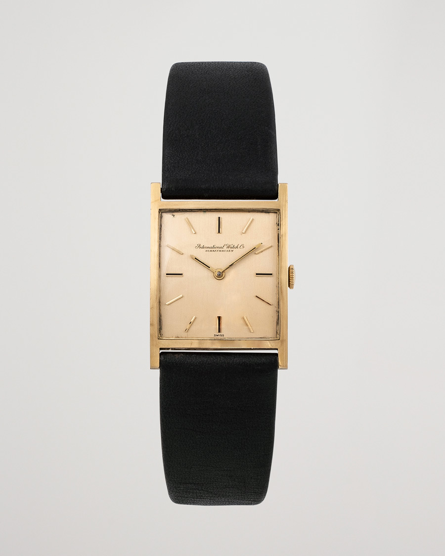 Hombres | IWC Pre-Owned Tank 18K Gold Black | IWC Pre-Owned | Tank 18K Gold Black