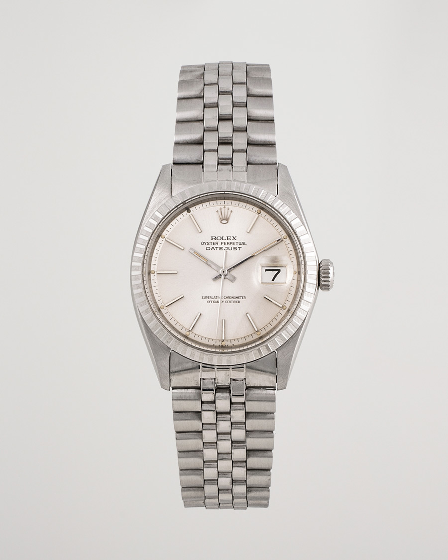 Hombres | Rolex Pre-Owned Datejust 1601-3 Oyster Perpetual Steel Black | Rolex Pre-Owned | Datejust 1601-3 Oyster Perpetual Steel Black