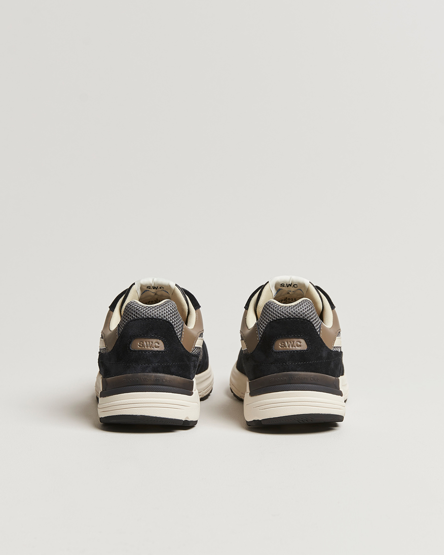 Hombres | Stepney Workers Club Amiel S-Strike Suede Sneaker Black/Grey | Stepney Workers Club | Amiel S-Strike Suede Sneaker Black/Grey