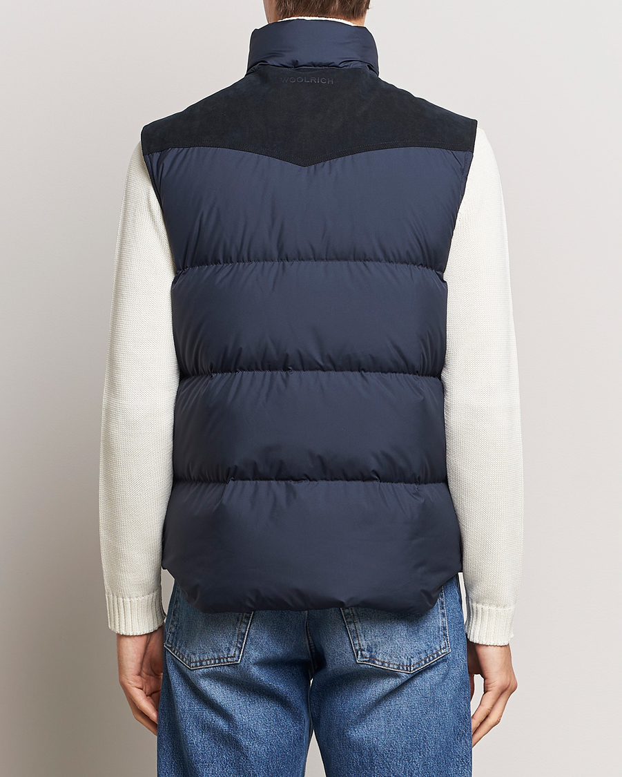 Hombres | Abrigos y chaquetas | Woolrich | Western Down Vest Melton Blue