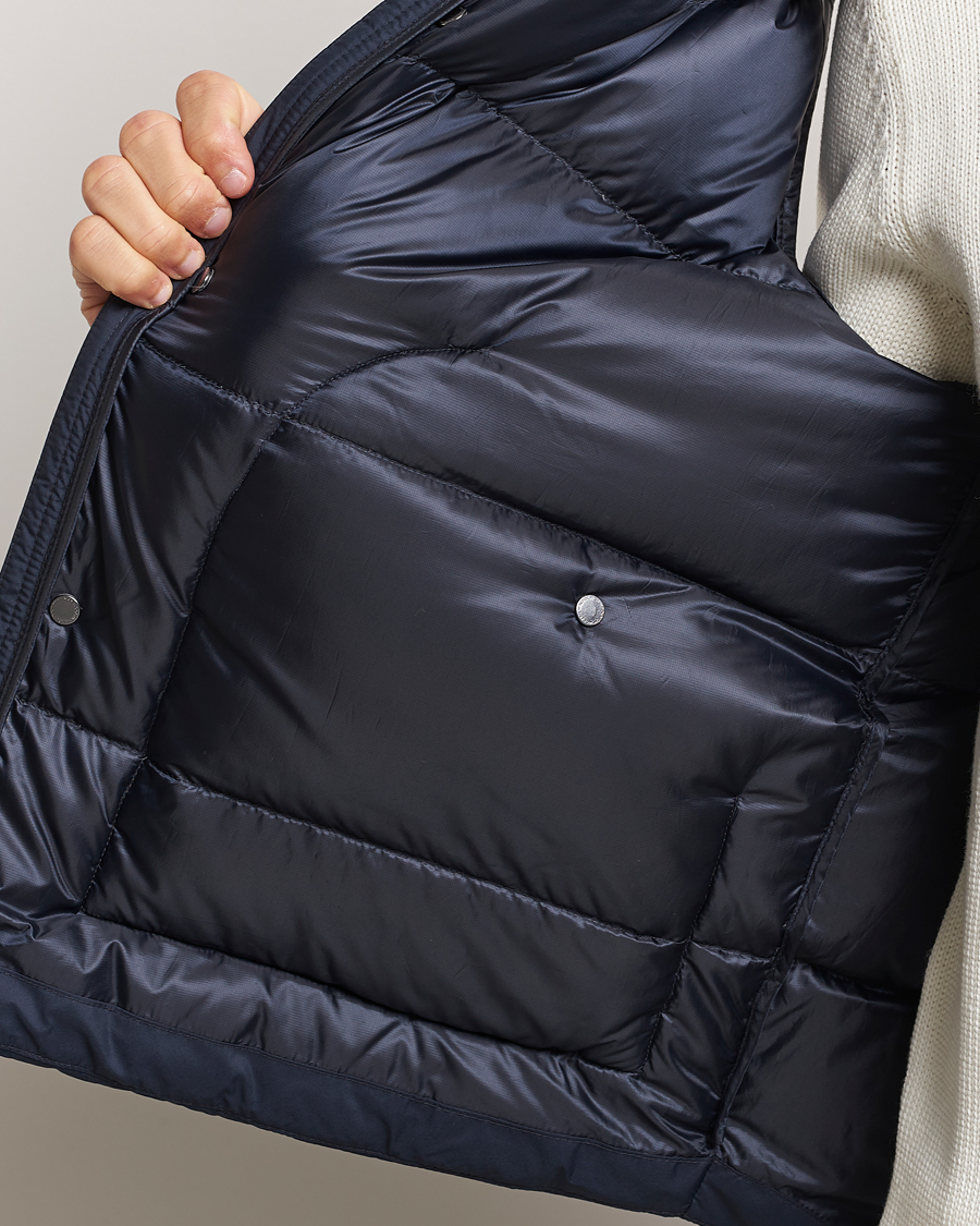 Hombres | Abrigos y chaquetas | Woolrich | Western Down Vest Melton Blue