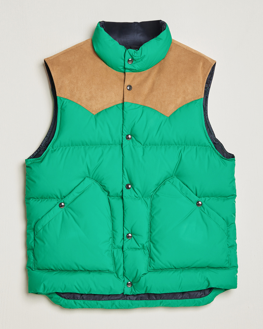 Hombres | Abrigos y chaquetas | Woolrich | Western Down Vest Kelly Green