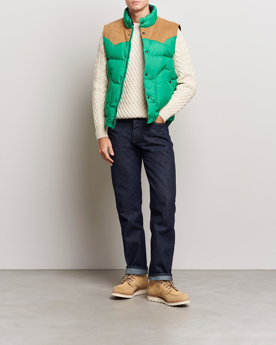 Hombres | Abrigos y chaquetas | Woolrich | Western Down Vest Kelly Green