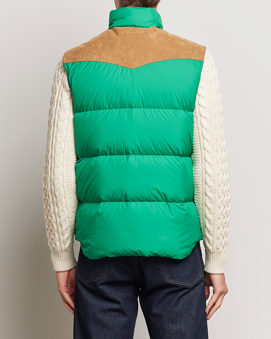 Hombres | Abrigos y chaquetas | Woolrich | Western Down Vest Kelly Green