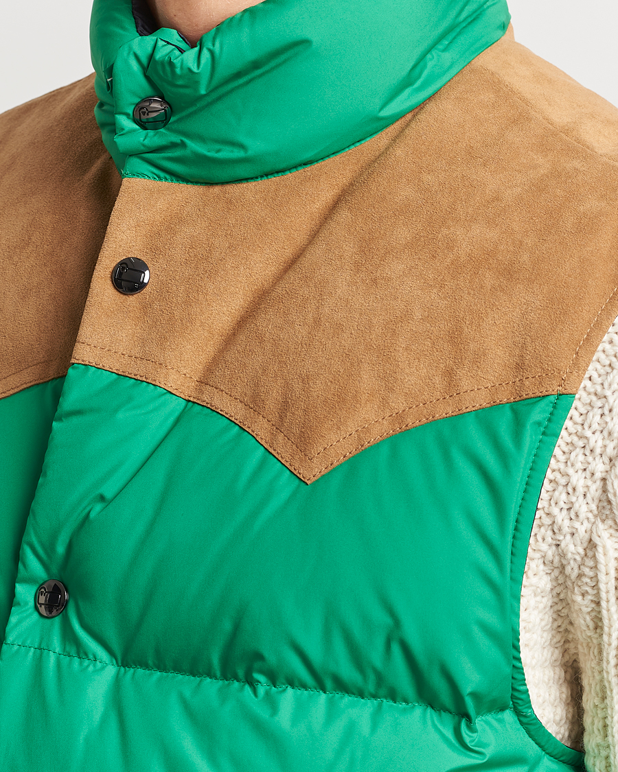 Hombres | Abrigos y chaquetas | Woolrich | Western Down Vest Kelly Green