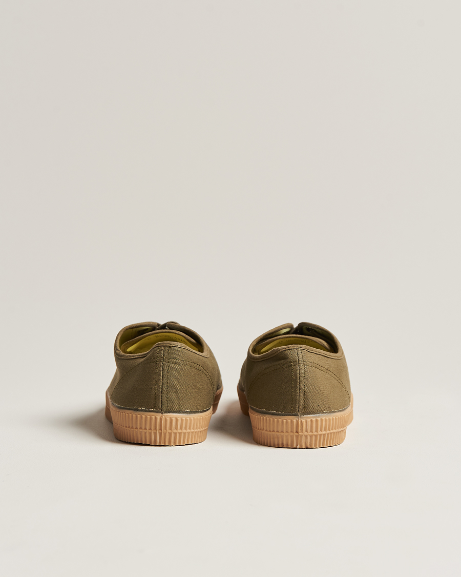 Hombres | Zapatillas | Novesta | Star Master Organic Cotton Sneaker Military/Transparant