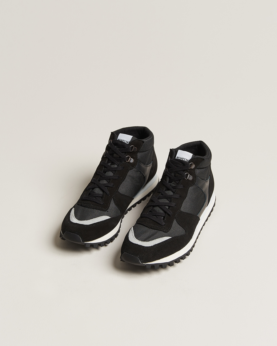Hombres | Novesta Marathon Apex Trail Running Sneaker Black | Novesta | Marathon Apex Trail Running Sneaker Black