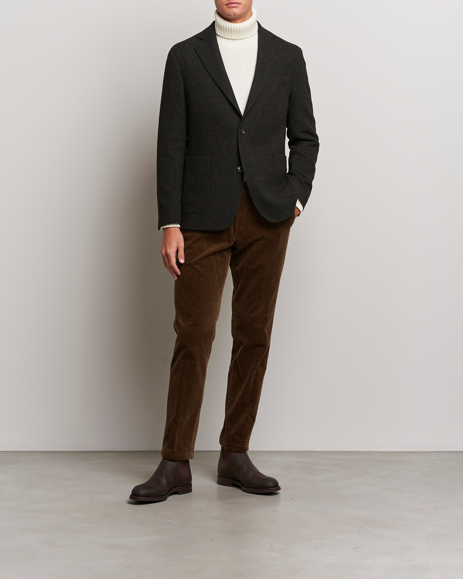 Hombres | Pantalones | Oscar Jacobson | Denz Corduroy Trousers Camel