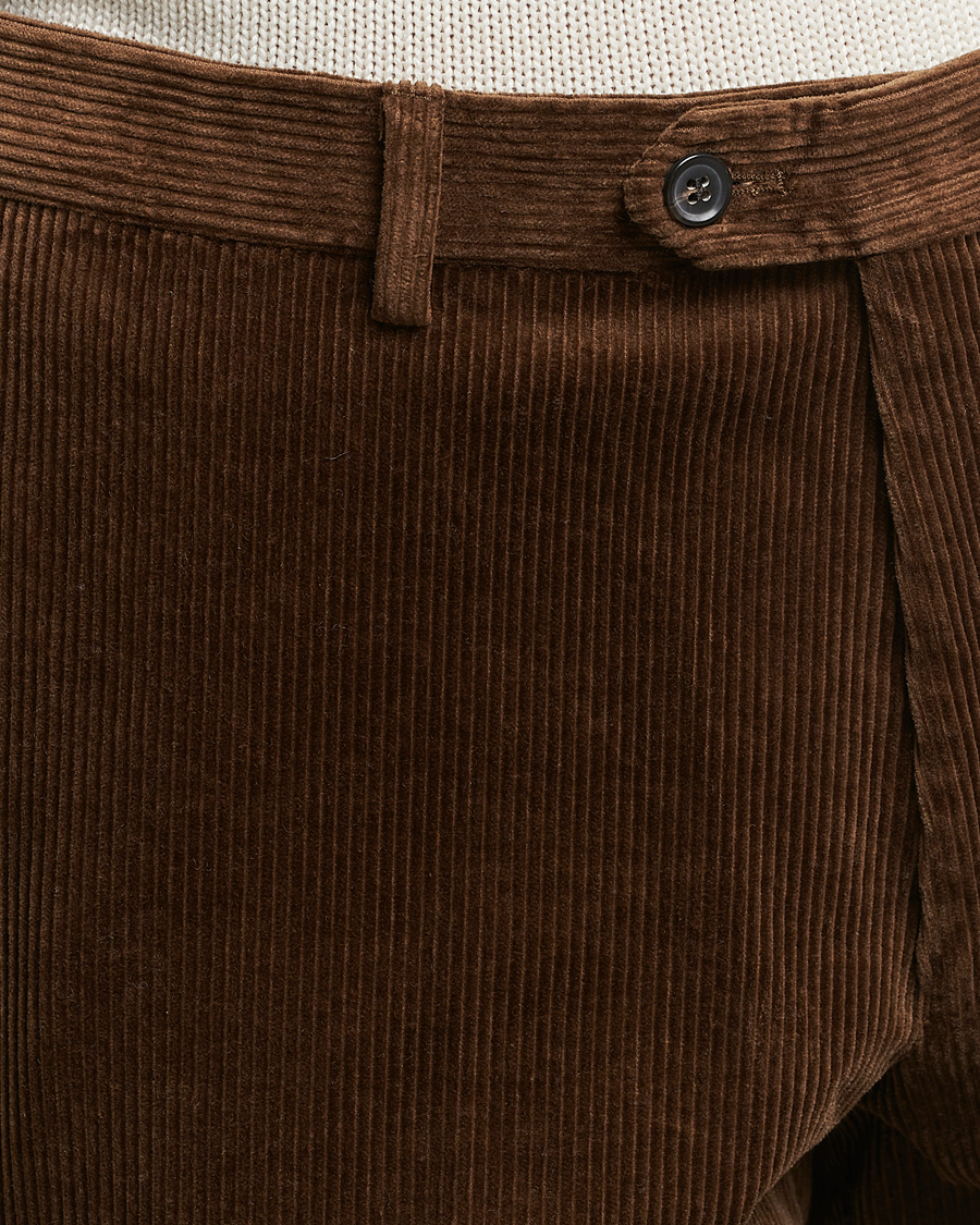 Hombres | Pantalones | Oscar Jacobson | Denz Corduroy Trousers Camel