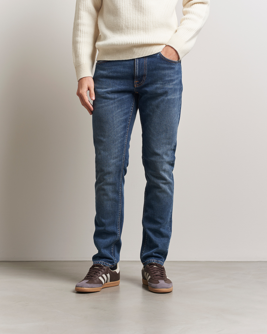 Hombres | Pantalones | Nudie Jeans | Lean Dean Jeans Troubled Sea