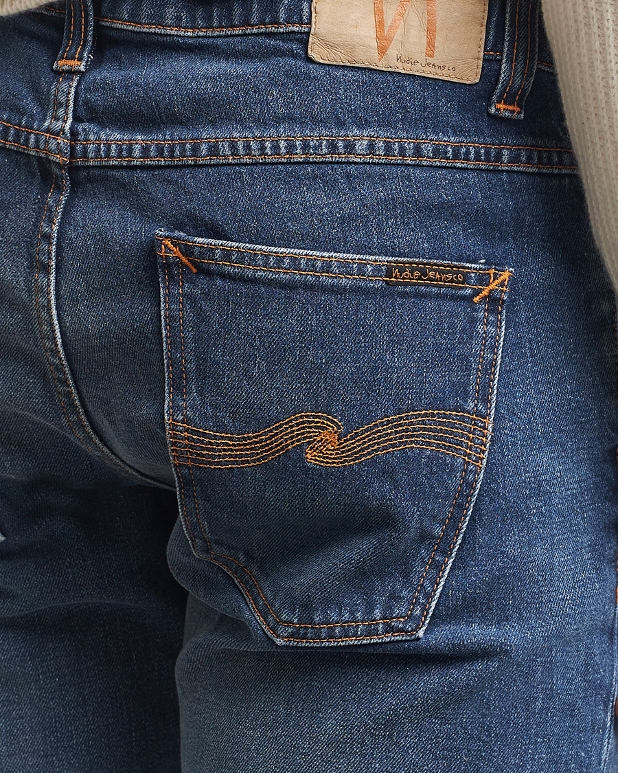 Hombres | Vaqueros | Nudie Jeans | Lean Dean Jeans Troubled Sea