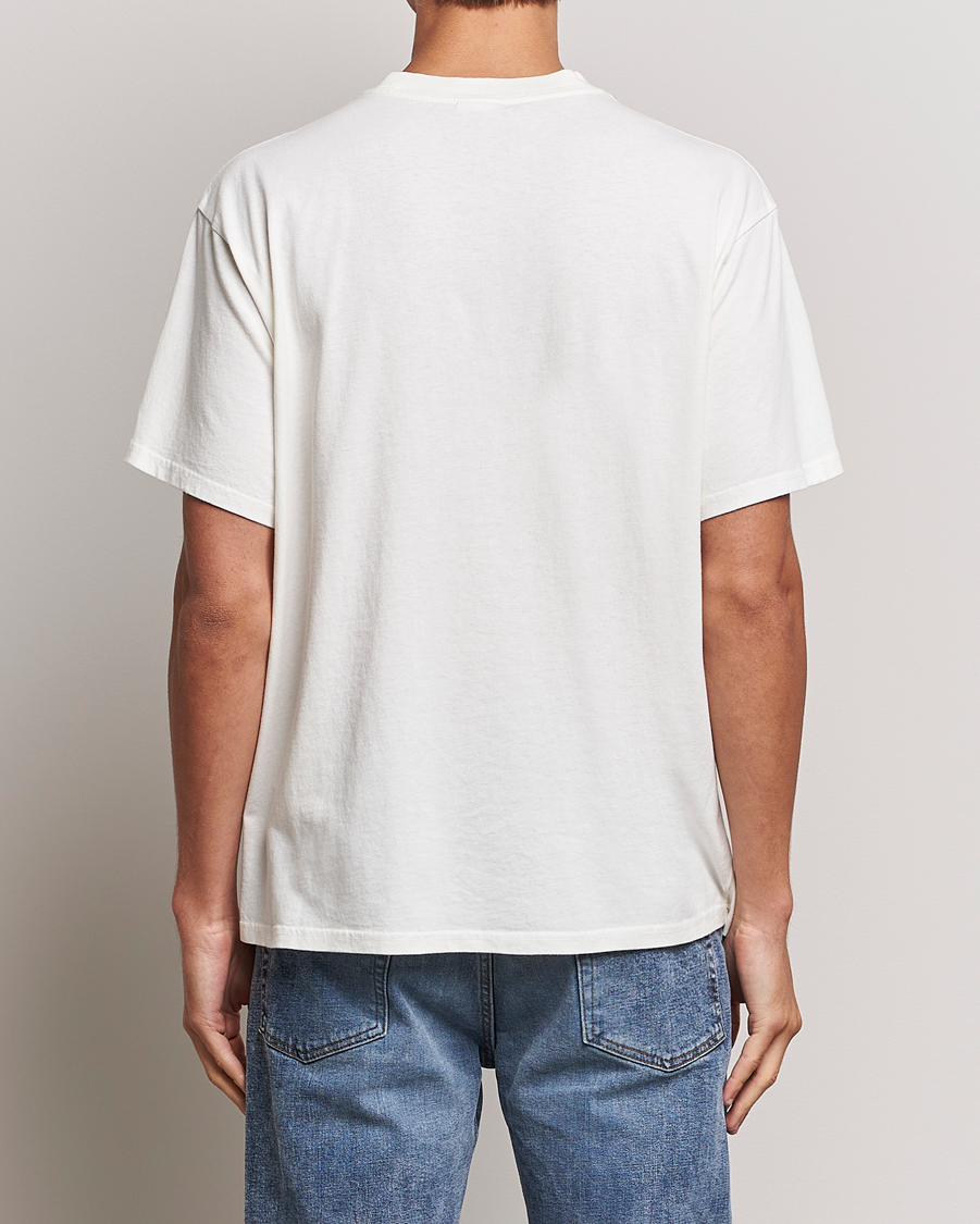 Hombres | Camisetas | Nudie Jeans | Koffe Future Crew Neck T-Shirt Off White