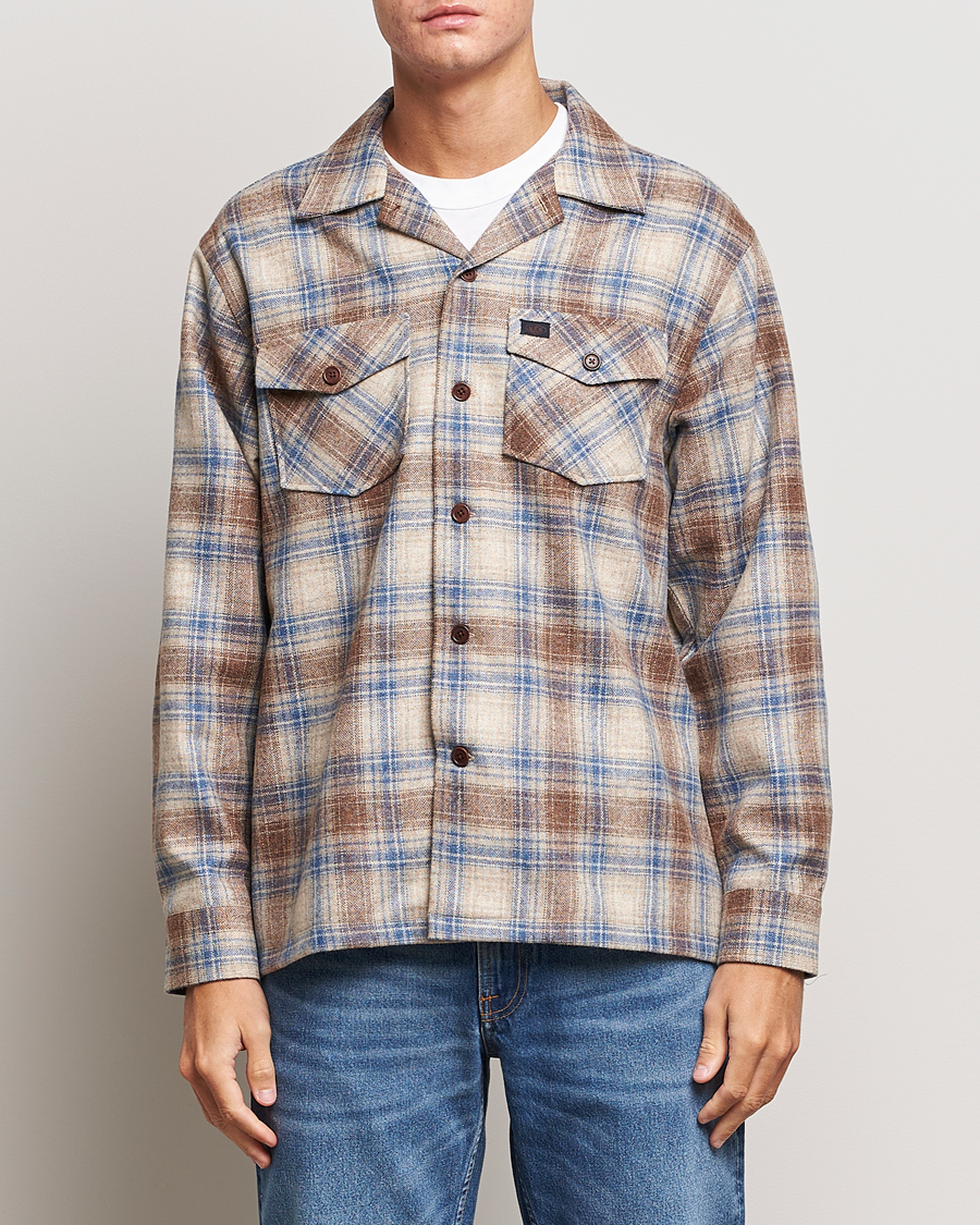 Hombres | Camisas | Nudie Jeans | Vincent Wool Checked Overshirt Multi
