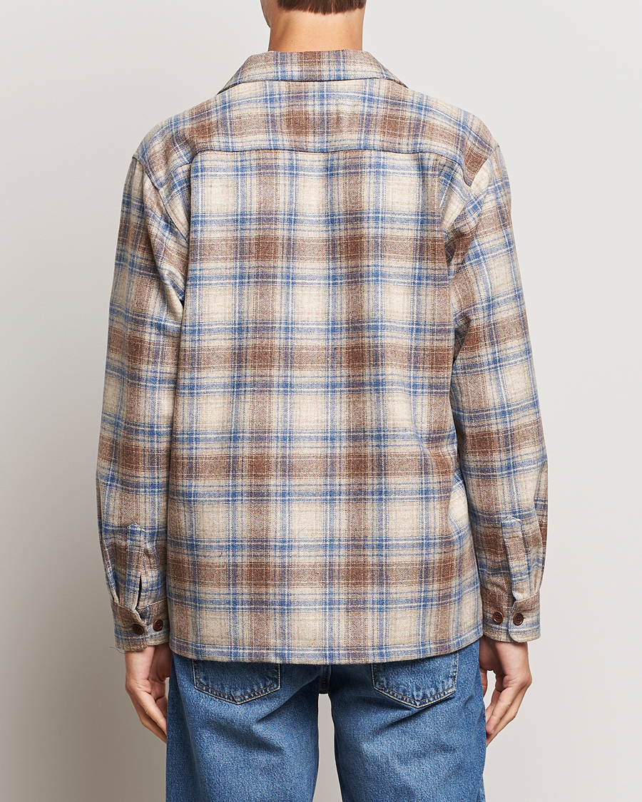 Hombres | Camisas | Nudie Jeans | Vincent Wool Checked Overshirt Multi