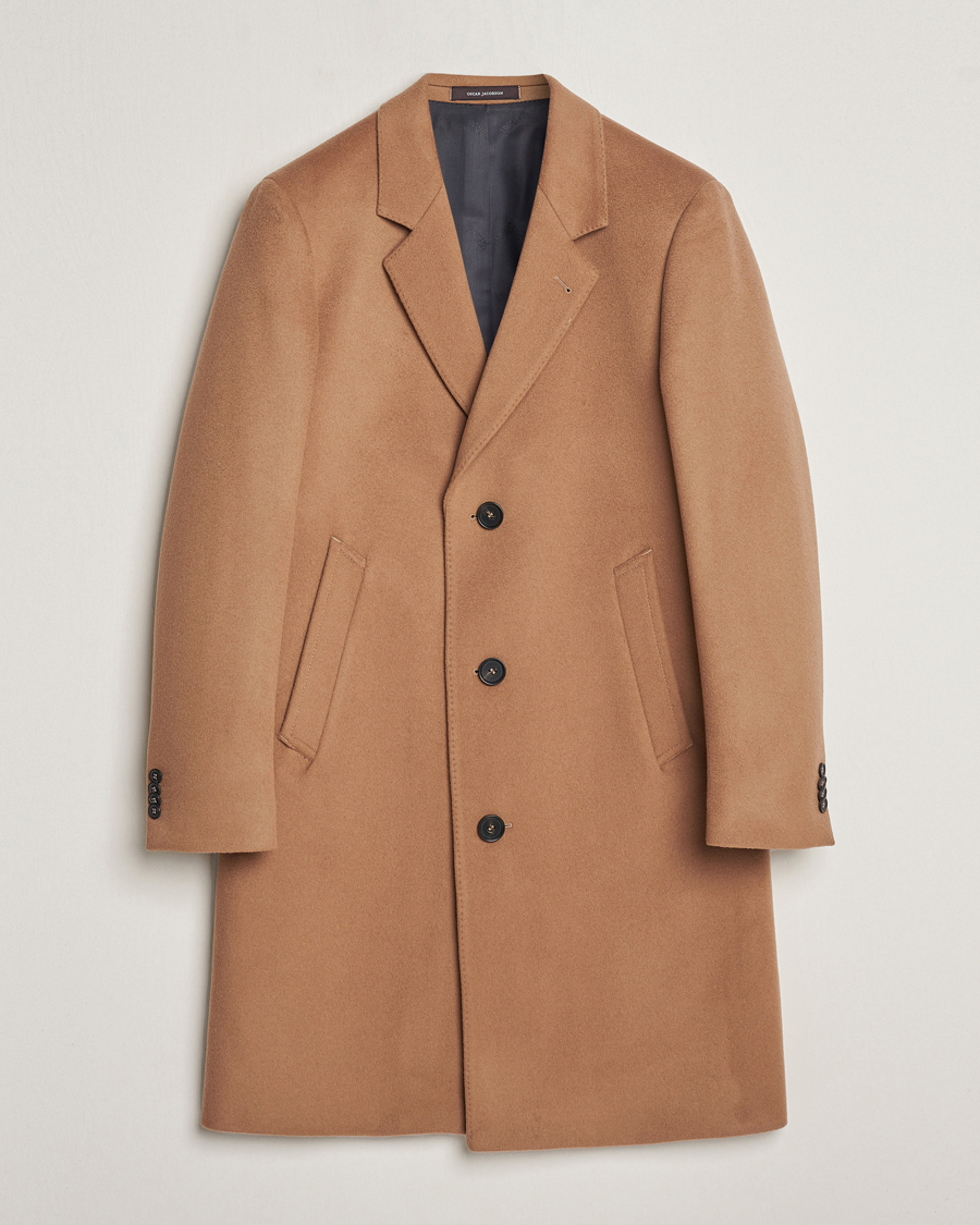 Hombres | Abrigos y chaquetas | Oscar Jacobson | Shaw Wool/Cashmere Coat Camel
