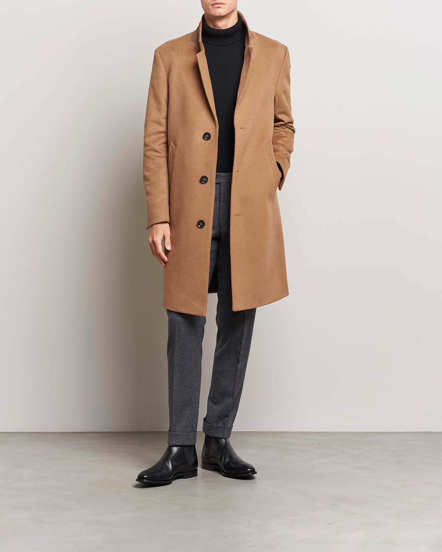 Hombres | Abrigos y chaquetas | Oscar Jacobson | Shaw Wool/Cashmere Coat Camel