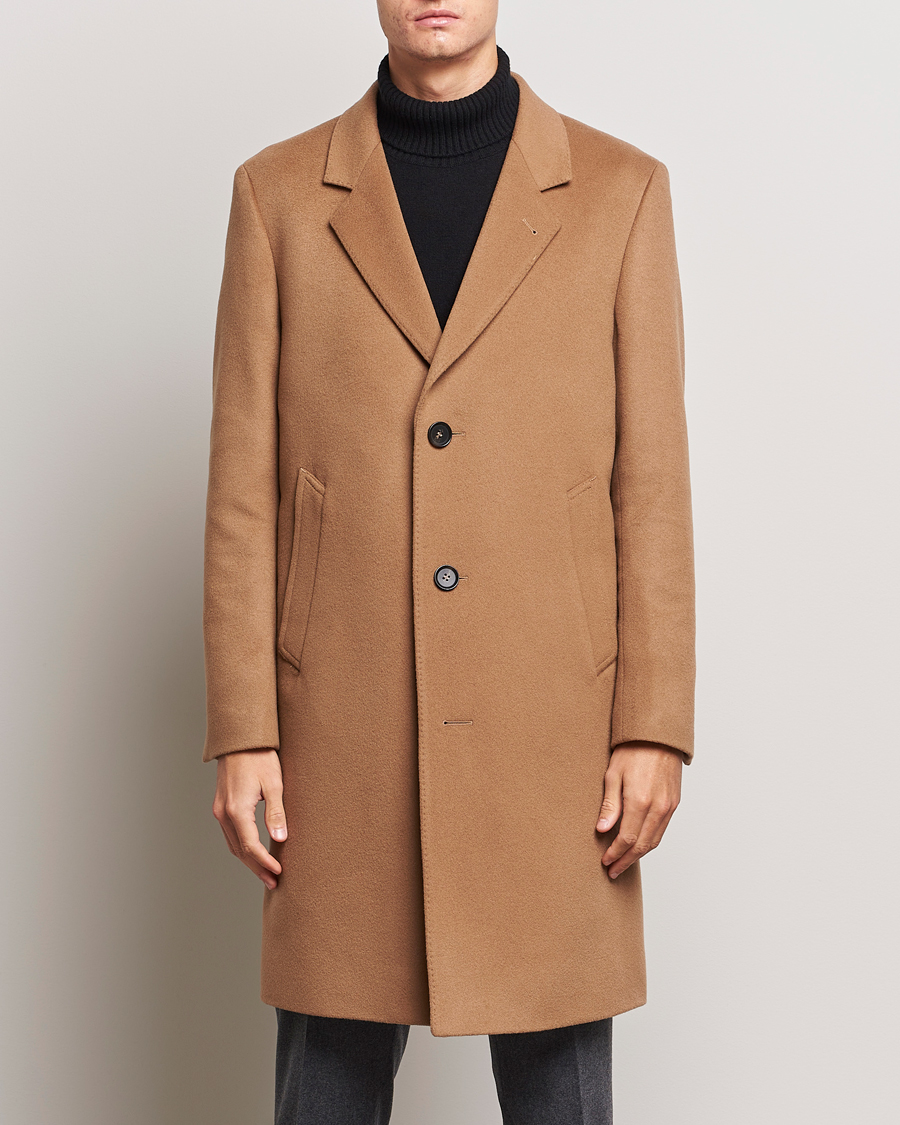 Hombres | Abrigos y chaquetas | Oscar Jacobson | Shaw Wool/Cashmere Coat Camel