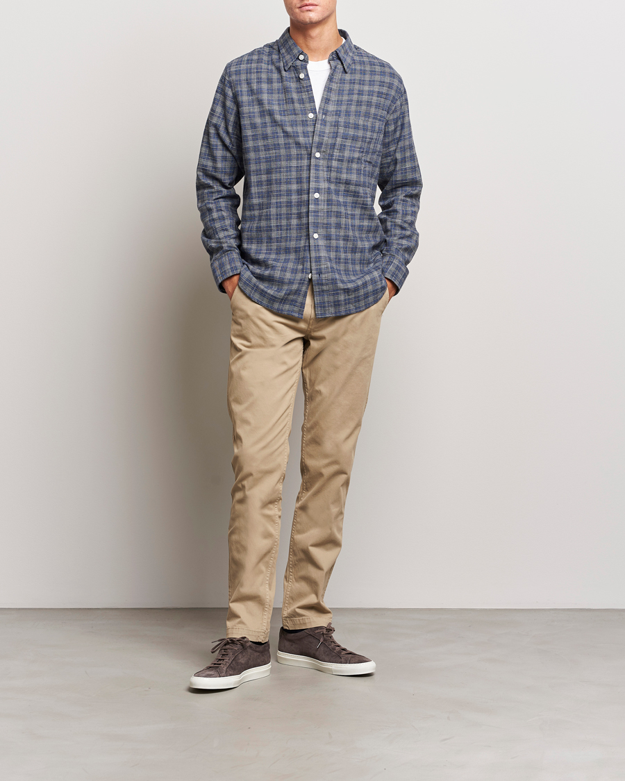 Hombres | Pantalones | NN07 | Marco Slim Fit Stretch Chinos Khaki