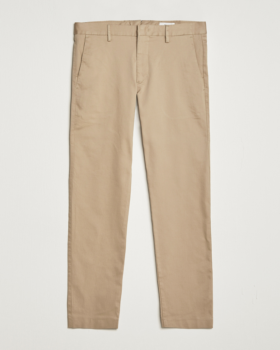 Hombres | Pantalones | NN07 | Theo Regular Fit Stretch Chinos Khaki