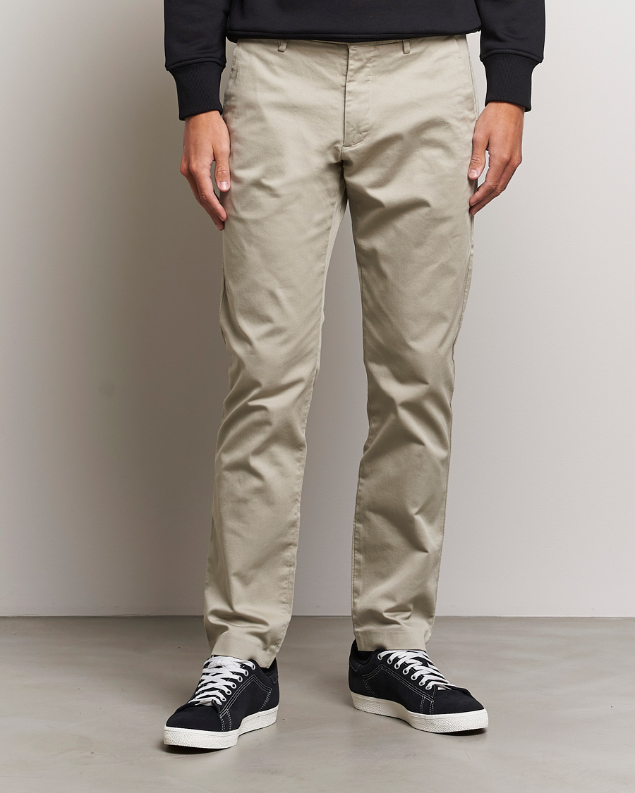 Hombres |  | NN07 | Theo Regular Fit Stretch Chinos Fog