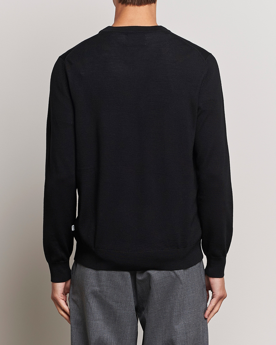 Hombres | Jerséis y prendas de punto | NN07 | Ted Merino Crew Neck Pullover Black
