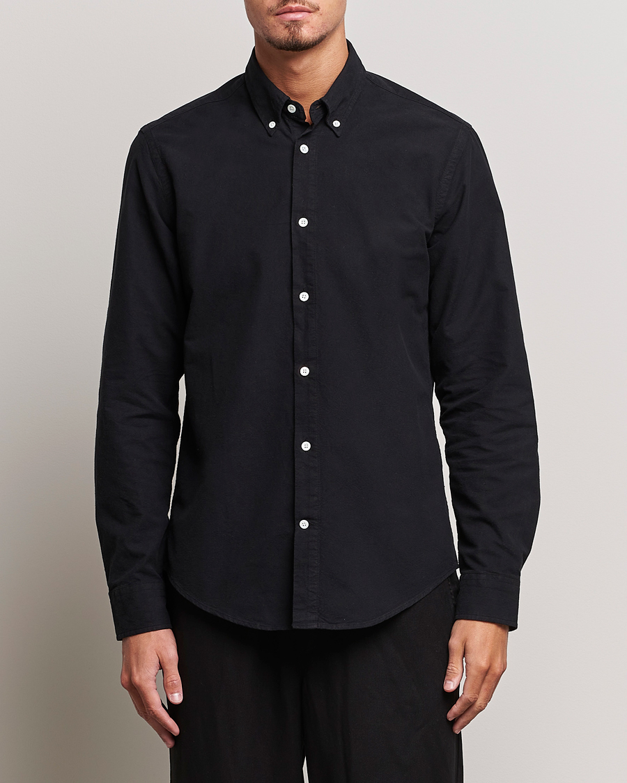 Hombres | Camisas oxford | NN07 | Arne Button Down Oxford Shirt Black
