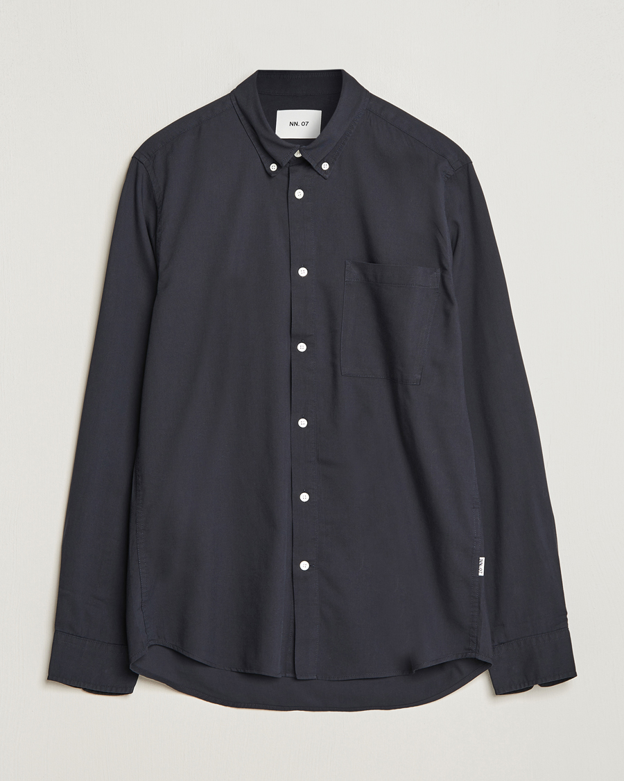 Hombres | Camisas | NN07 | Arne Tencel Shirt Black