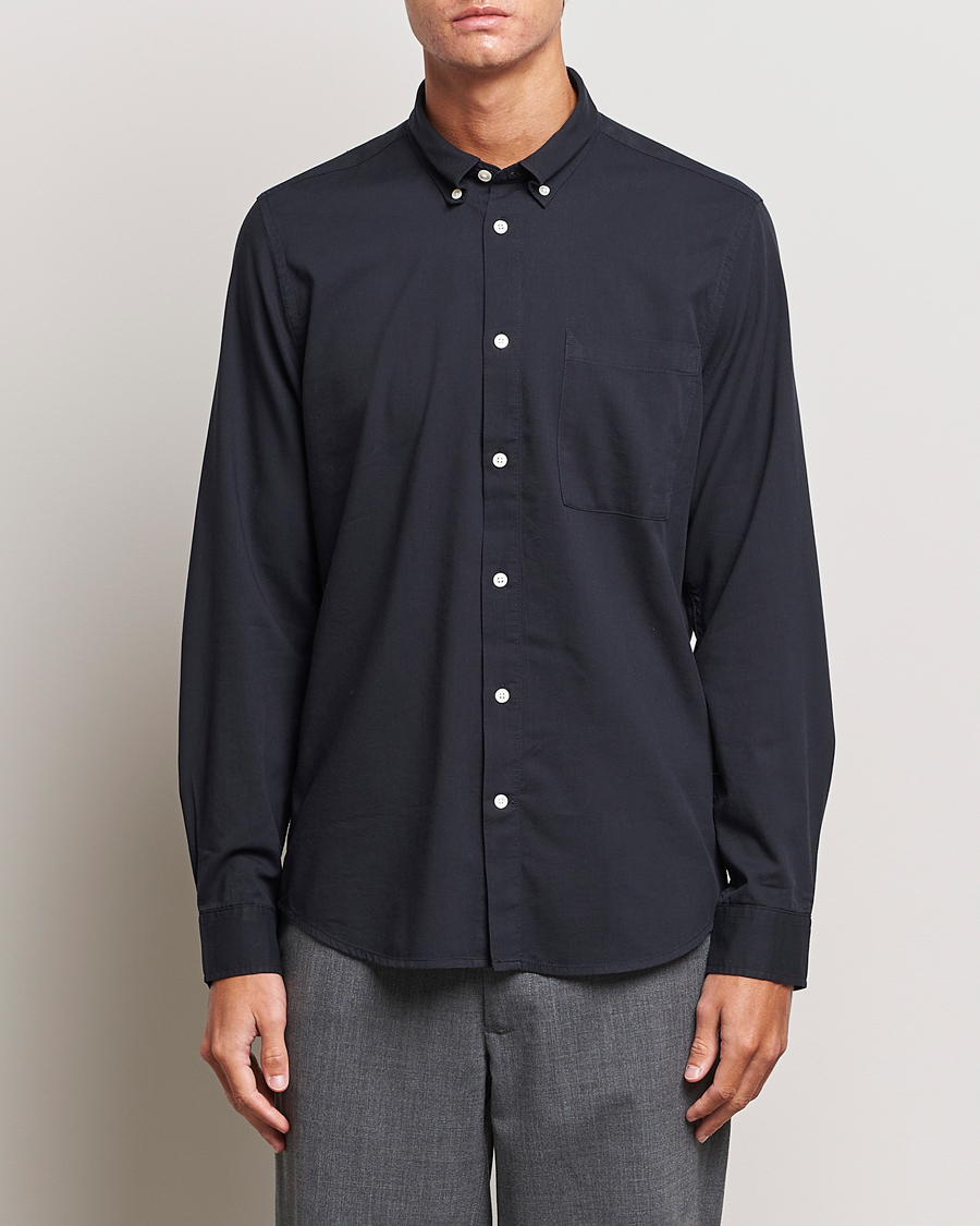 Hombres | Camisas | NN07 | Arne Tencel Shirt Black