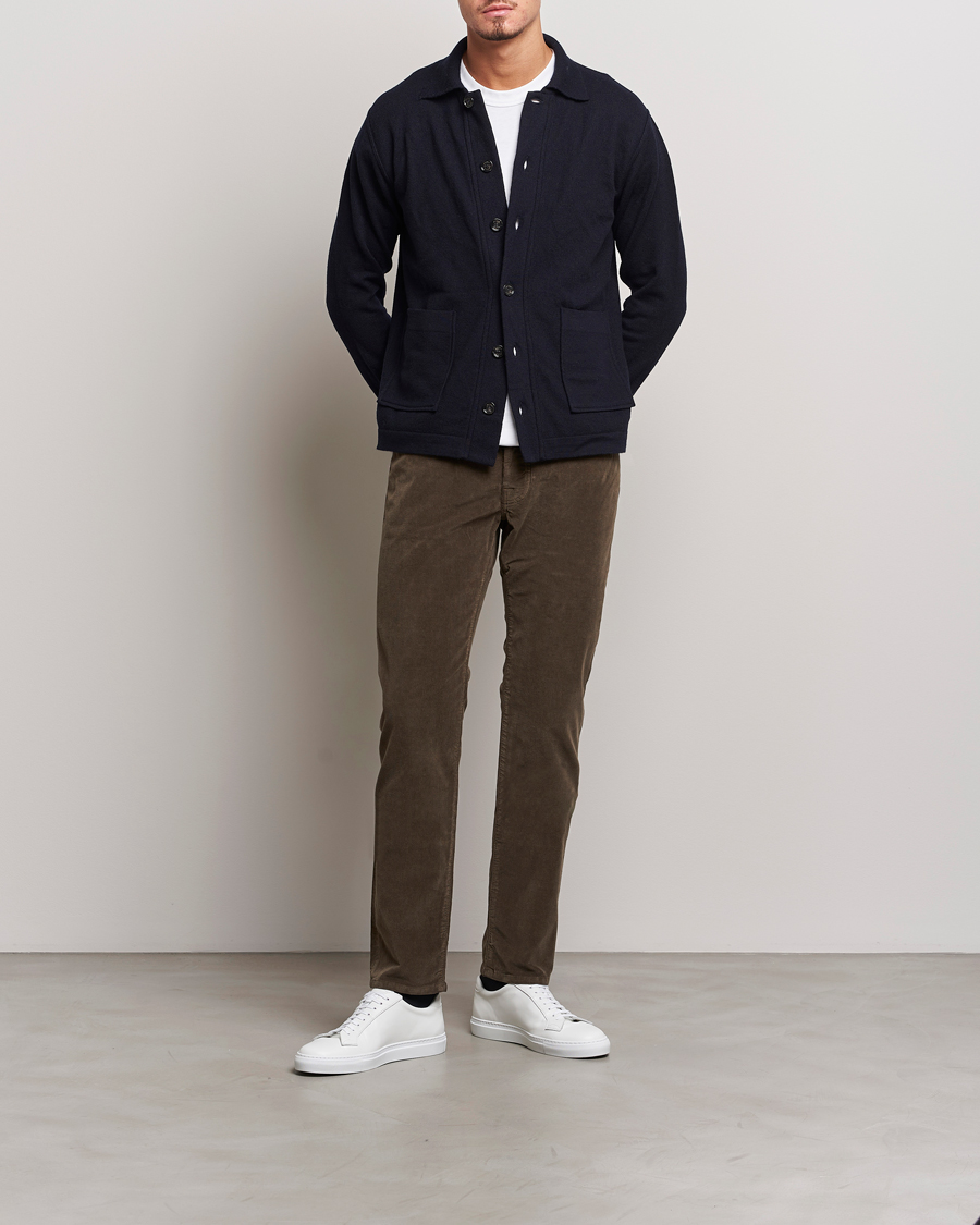 Hombres | Pantalones | Jacob Cohën | Bard 5-Pocket Corduroy Trousers Brown