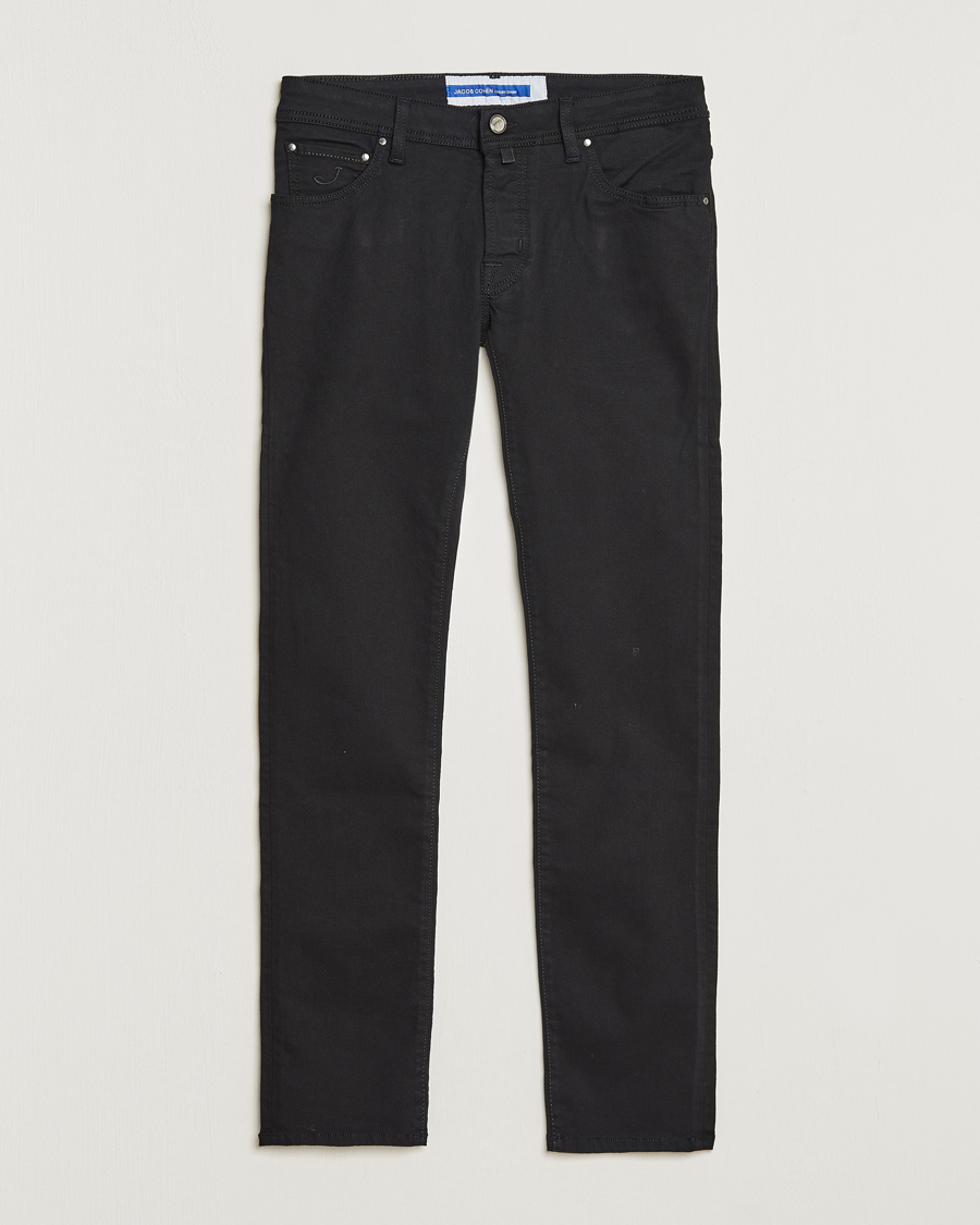 Hombres | Vaqueros | Jacob Cohën | Nick Slim Fit Stretch Jeans Stay Black