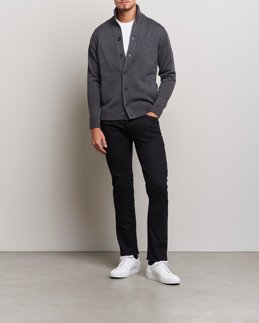 Hombres | Vaqueros | Jacob Cohën | Nick Slim Fit Stretch Jeans Stay Black