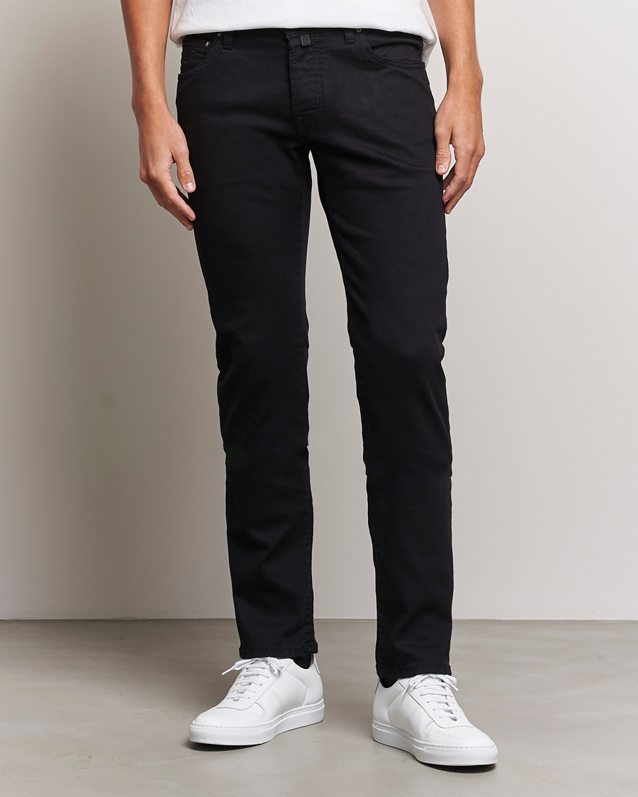 Hombres | Vaqueros | Jacob Cohën | Nick Slim Fit Stretch Jeans Stay Black