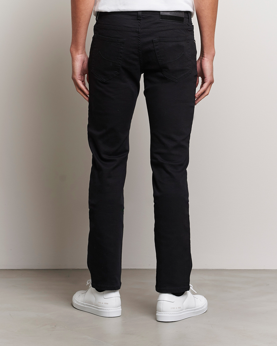 Hombres | Vaqueros | Jacob Cohën | Nick Slim Fit Stretch Jeans Stay Black
