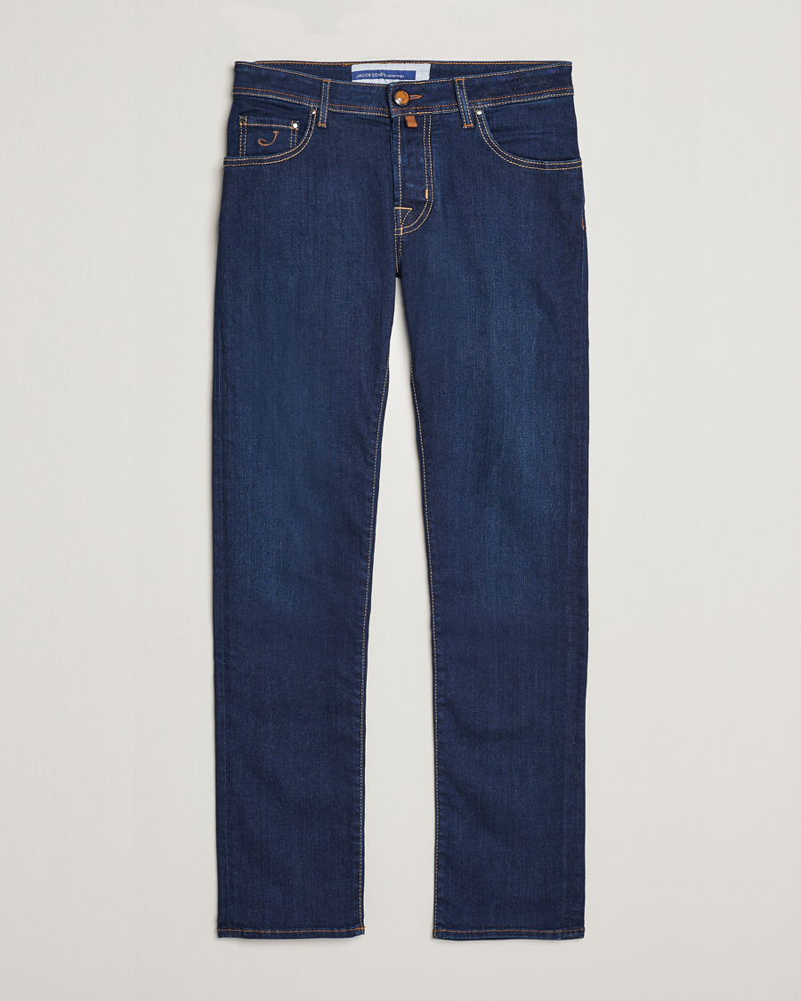 Hombres | Vaqueros | Jacob Cohën | Nick Slim Fit Stretch Jeans Mid Blue